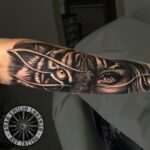 tatouage tigre, tatouage avant bras, Tatouage hybride, Juan Emilio, Excess tattoo