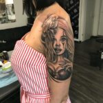 tatouage bras, tatouage femme, tatouage réaliste, Yana Sulina, Excess tattoo