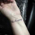 Citation Tatouer par notre super tatoueur résident Alex Kozak au studio Excess tattoo Piercing Béziers